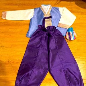 Korean boy traditional costume ( hanbok) age :10-11